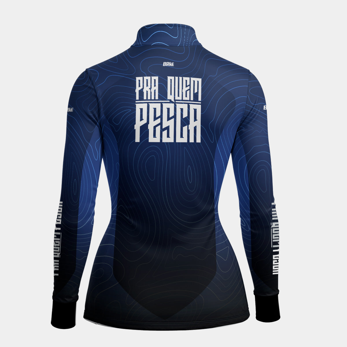 Camisa Feminina de Pesca Brk Pra Quem Pesca com Proteção UV50+