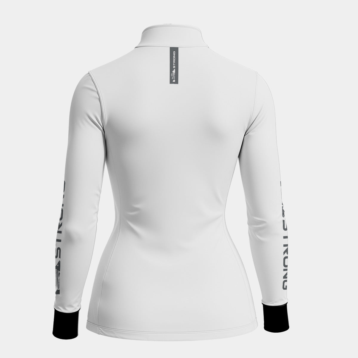 Camisa Feminina Brk Strong Fishing Branca com Proteção UV50+