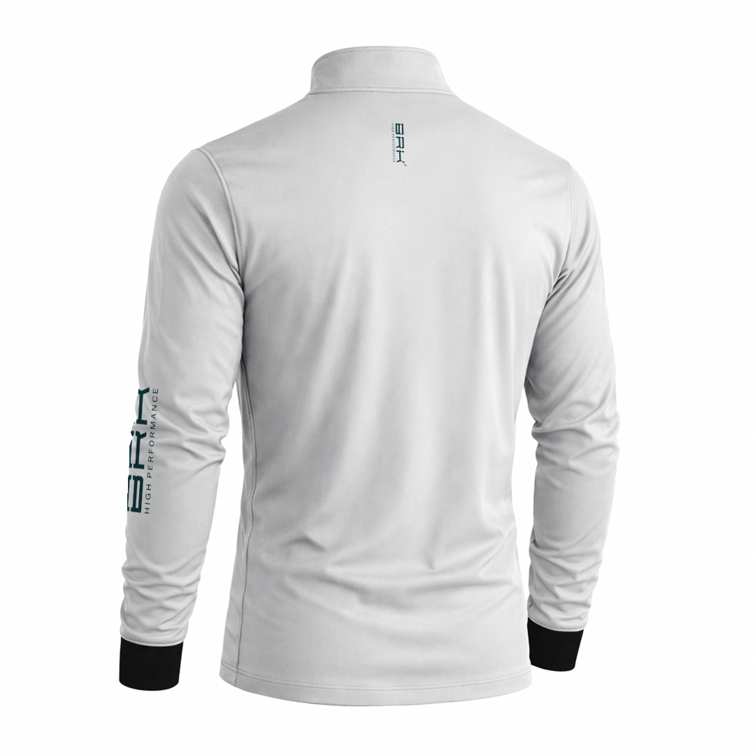 Camisa de Pesca Brk Basica Branca com Proteção Uv50+ - Tamanho: G