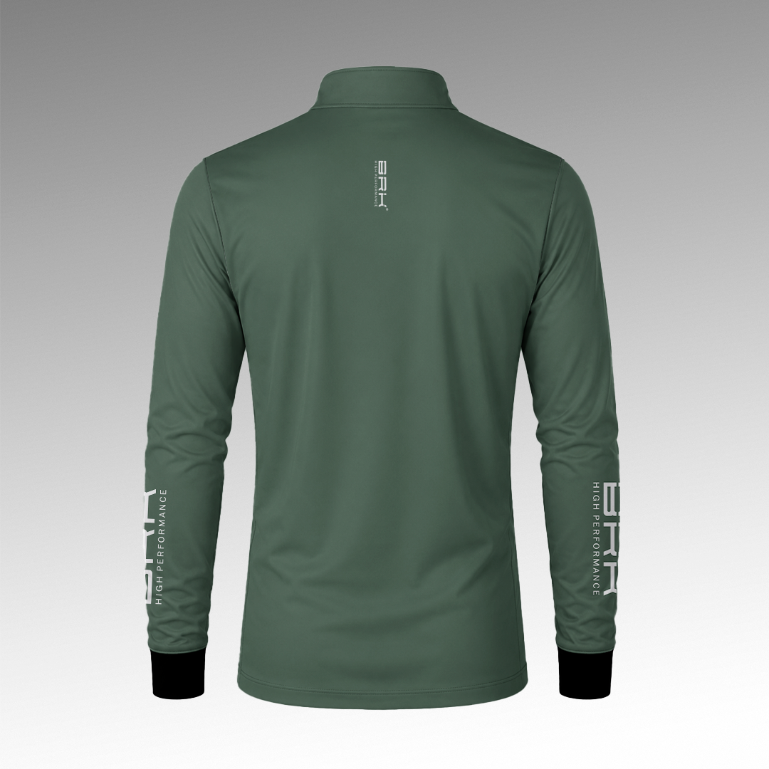 Camisa de Pesca Brk Basica Verde Selva com Proteção Uv50+ - Tamanho: G