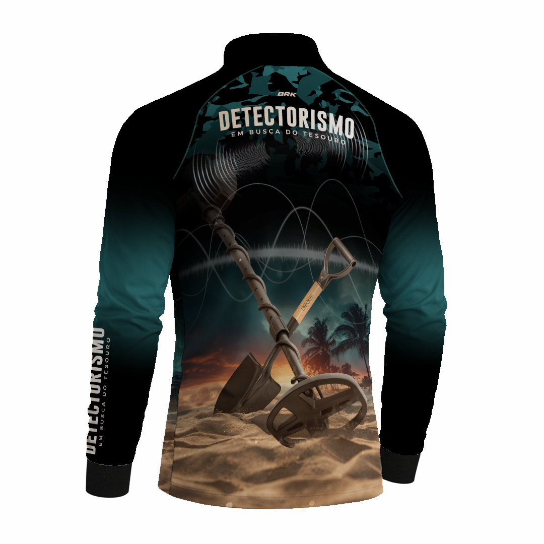 Camisa Brk Profissoes Detectorismo com Proteção Uv50+ - Tamanho: G2