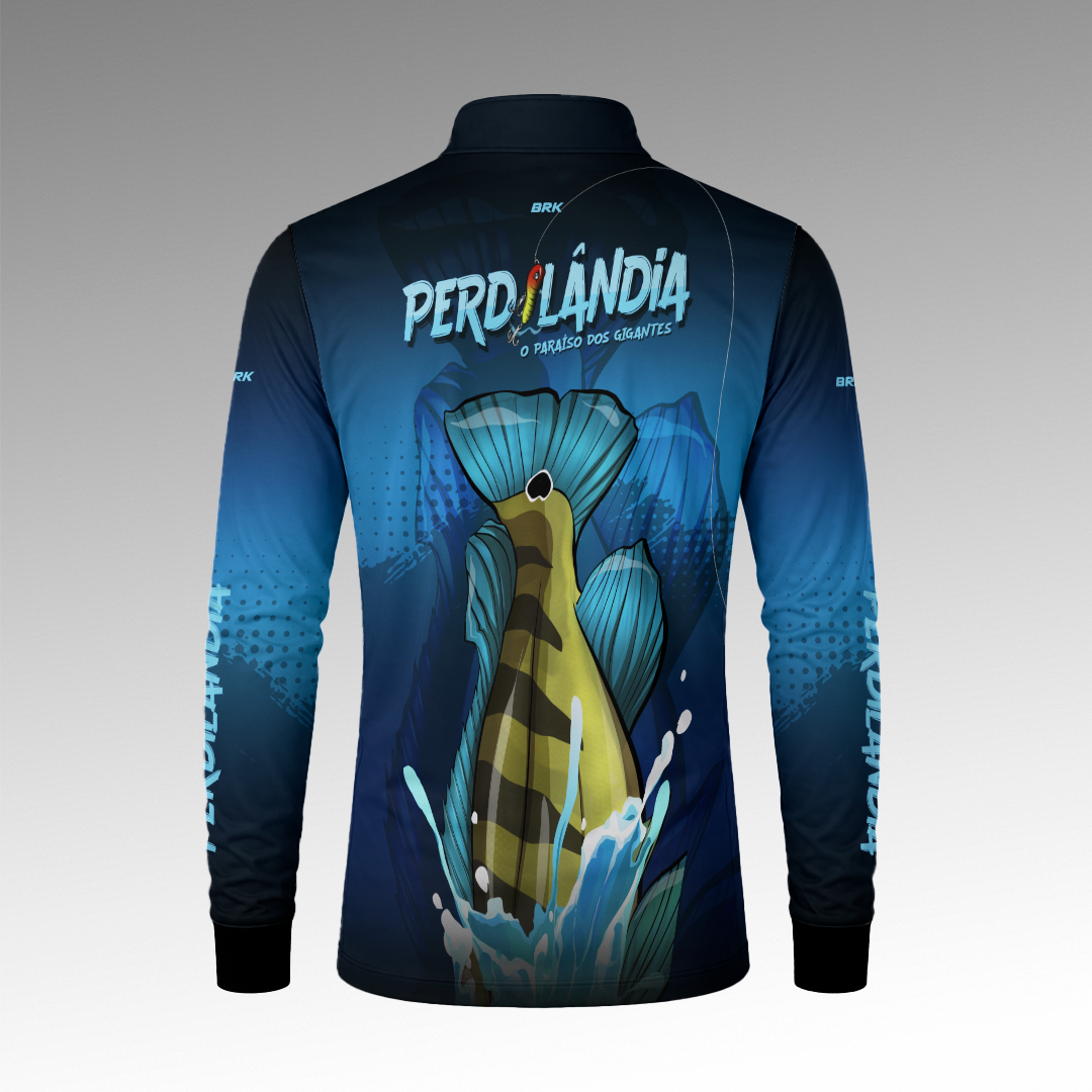 Camisa de Pesca Brk Tucunare Perdilandia com Proteção Uv50+ - Tamanho: M
