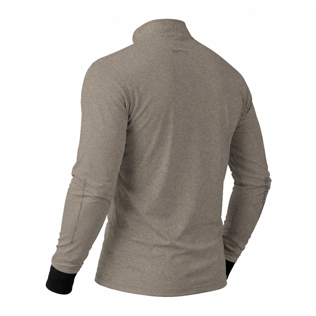 Camisa de Pesca Basica Bege com Proteção Uv50+ - Tamanho: PP