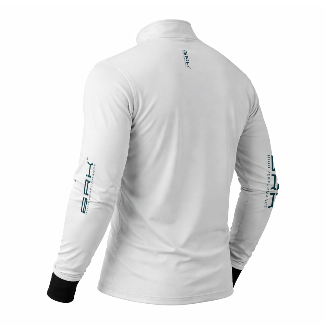 Camisa de Pesca Brk Basica Branca com Proteção Uv50+ - Tamanho: G
