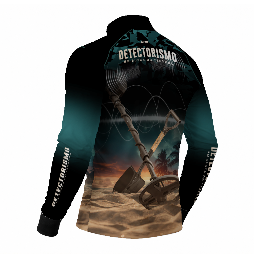 Camisa Brk Profissoes Detectorismo com Proteção Uv50+ - Tamanho: P