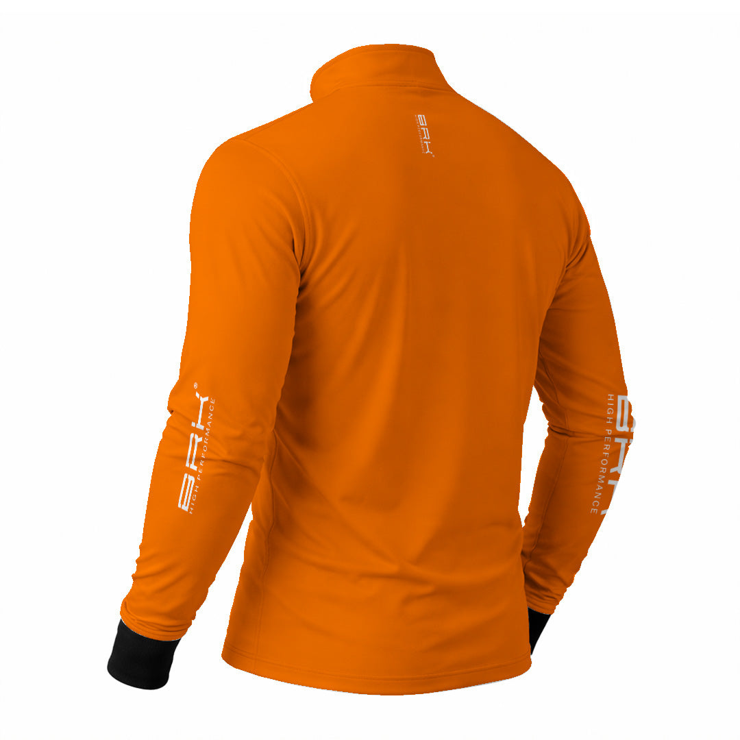 Camisa de Pesca Brk Basica Laranja com Proteção Uv50+ - Tamanho: G2