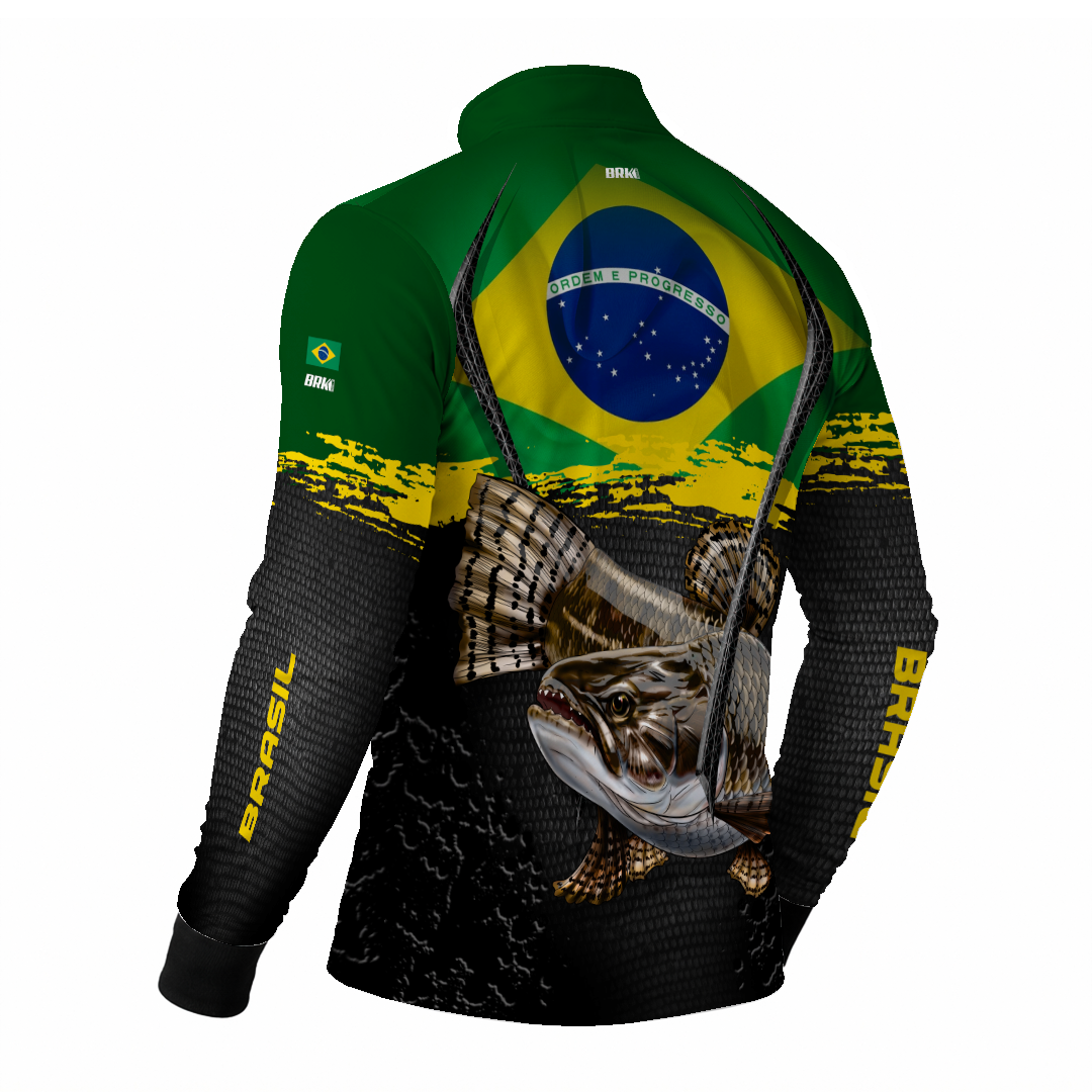 Camisa Brk Traira Brasil Uv50+ - Tamanho: G