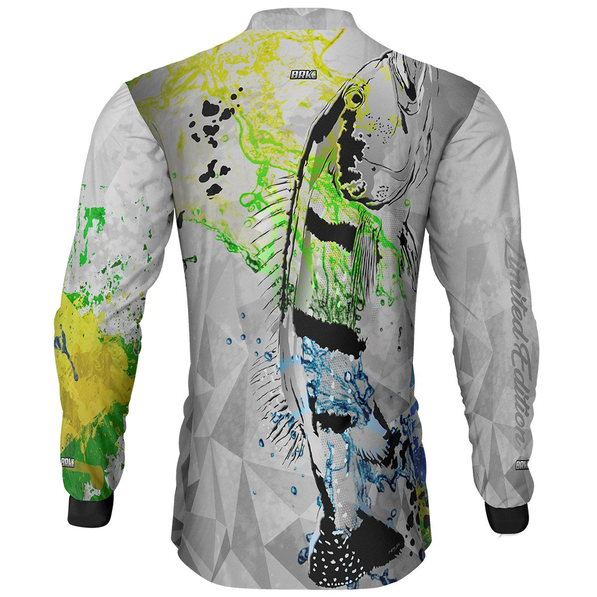 Camisa Brasil Brk Temensis com Proteção Uv50+ - Tamanho: G