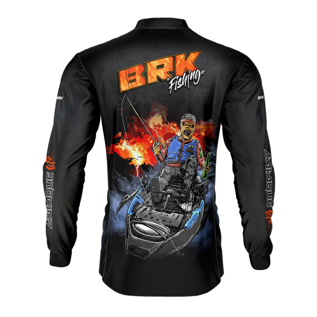 Camisa de Pesca Brk Caiaqueiro do Rock com Proteção Uv50+ - Tamanho: G
