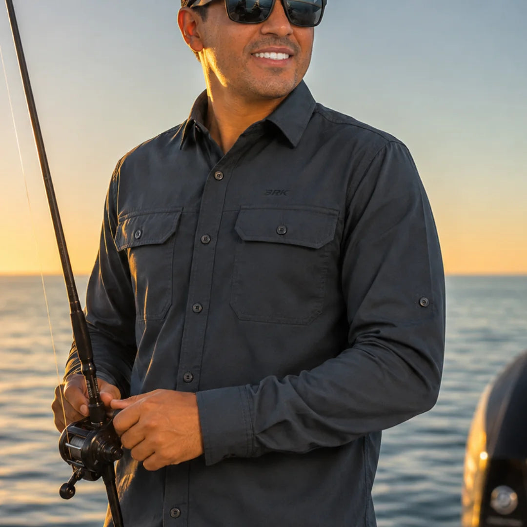Camisa Adventure Cinza Chumbo com Proteção UV50+