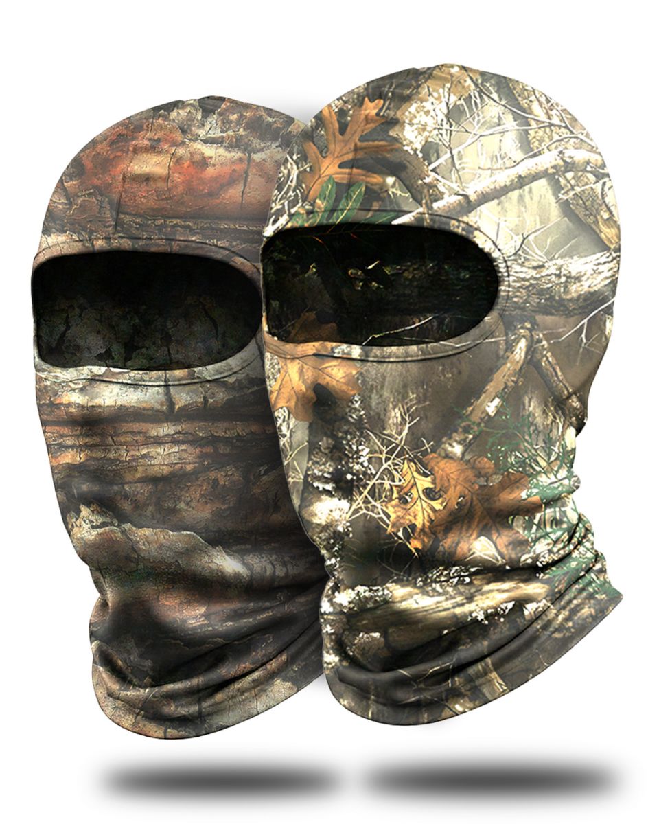 Bandana Balaclava Brk Camuflada Folhas e Galhos Tipo 2 com UV50+