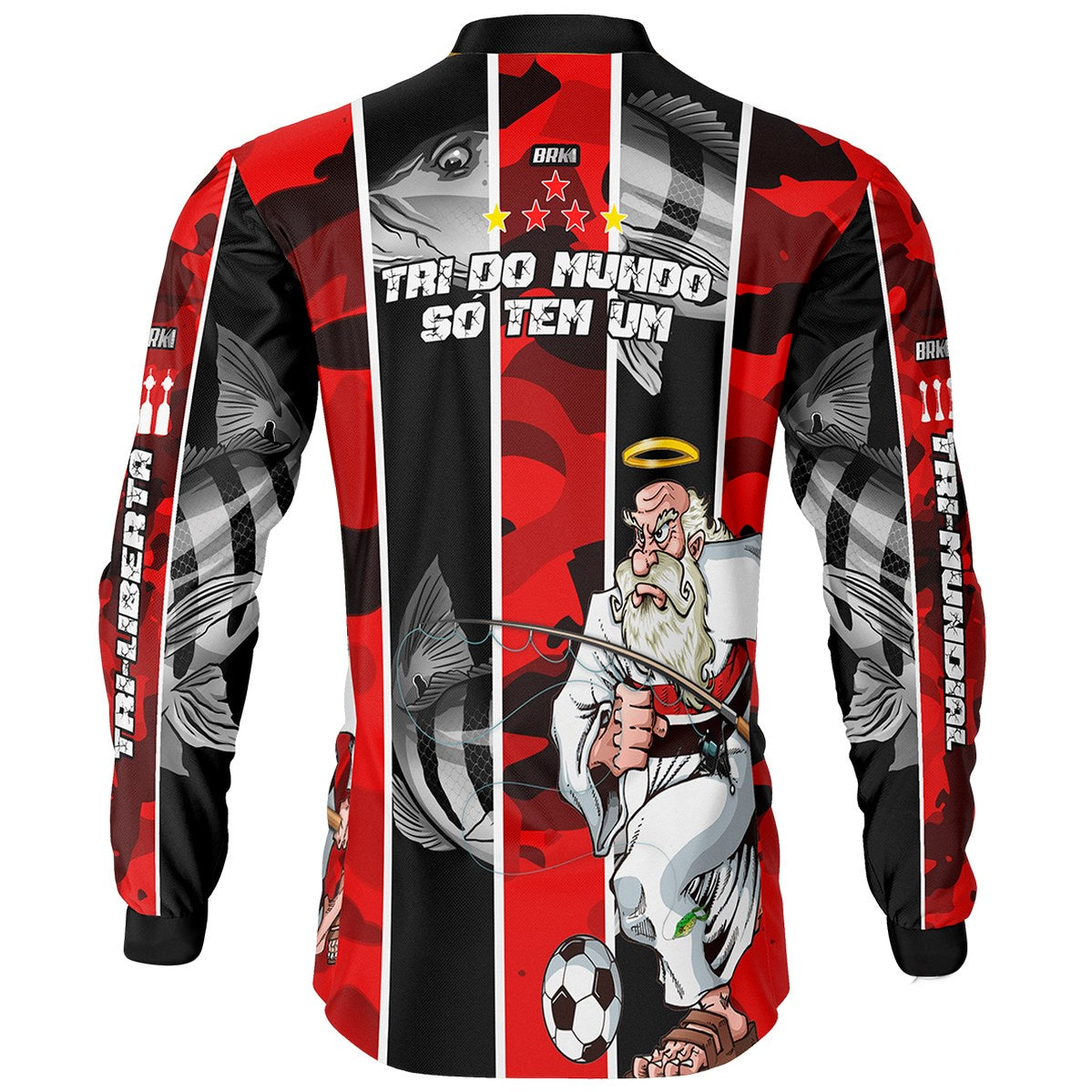 Camisa de Pesca Brk Tucunaré Futebol 93 com Proteção Solar UV50+ - Brk Fishing