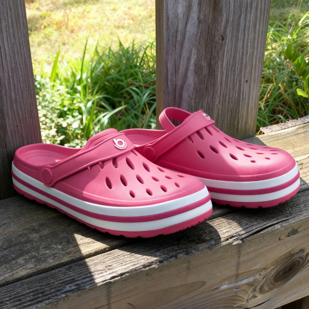 Sandália Antiderrapante Feminina para Pesca Boaonda Star Confortavel - Rosa - Brk Fishing