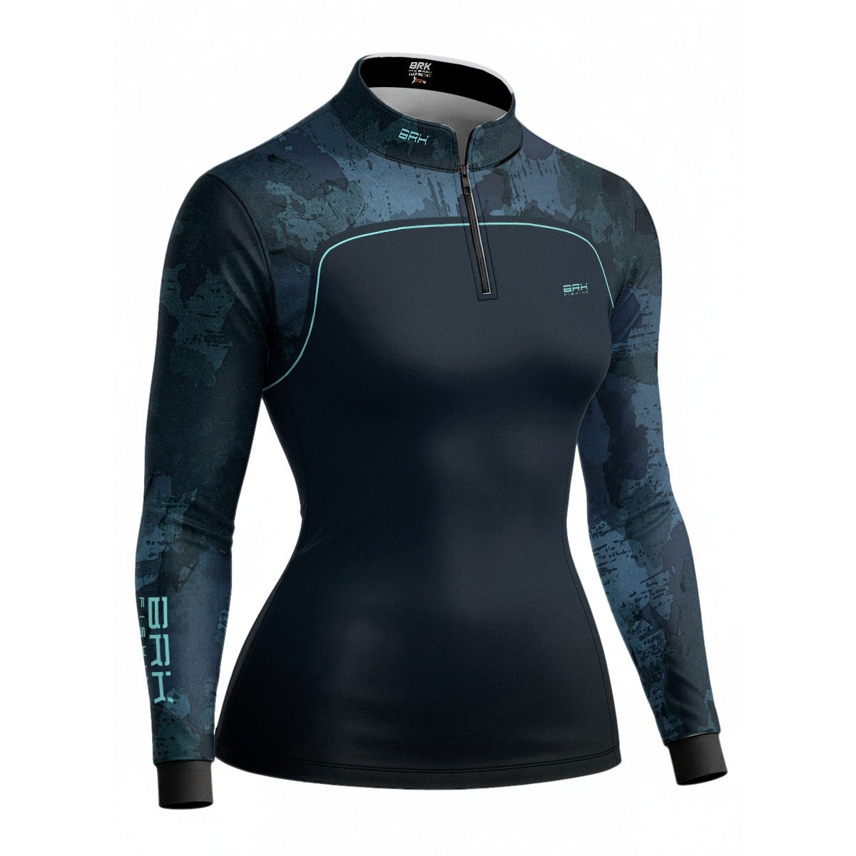 Camisa Agro Feminina Brk Camo Mapa Mundi com Proteção UV50+