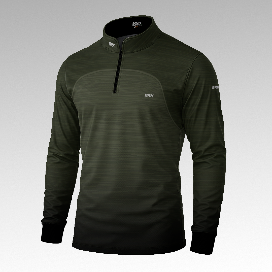 Camisa Brk Mescla Verde com Proteção Solar UV50+