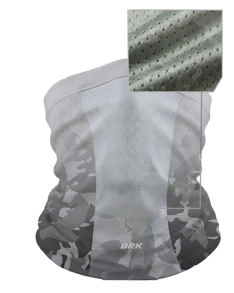 Bandana BlackMask Brk Branco e Cinza Camuflado com Proteção UV50+