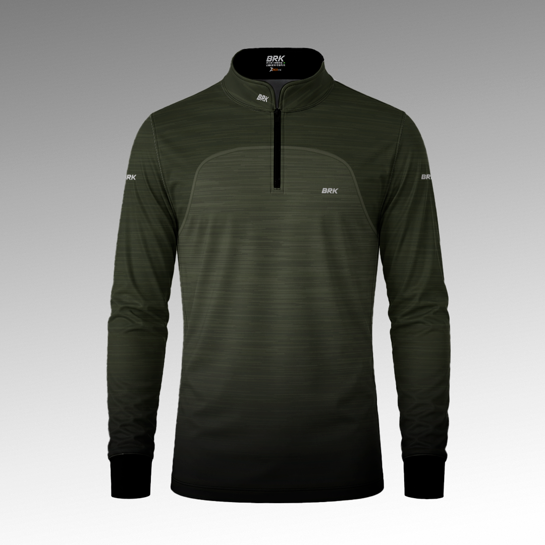 Camisa Brk Mescla Verde com Proteção Solar UV50+