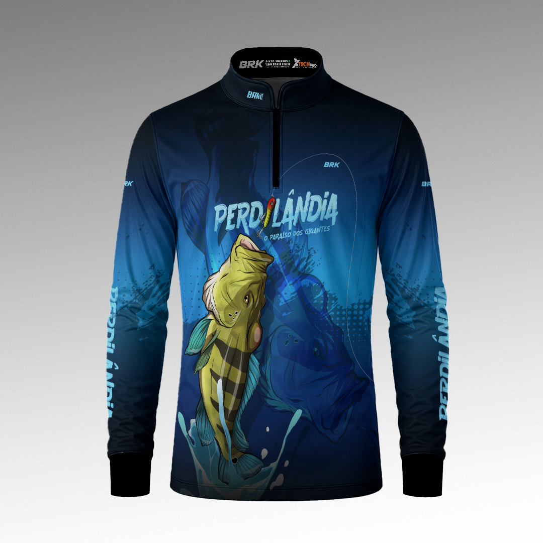 Camisa de Pesca Brk Tucunare Perdilandia com Proteção Uv50+ - Tamanho: M