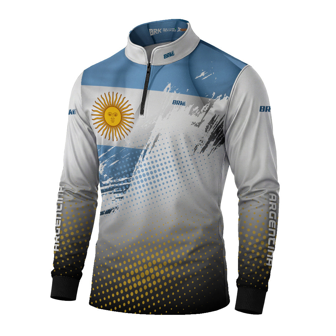 Camisa de Pesca Argentina Brk com Proteção Uv50+ - Tamanho: M