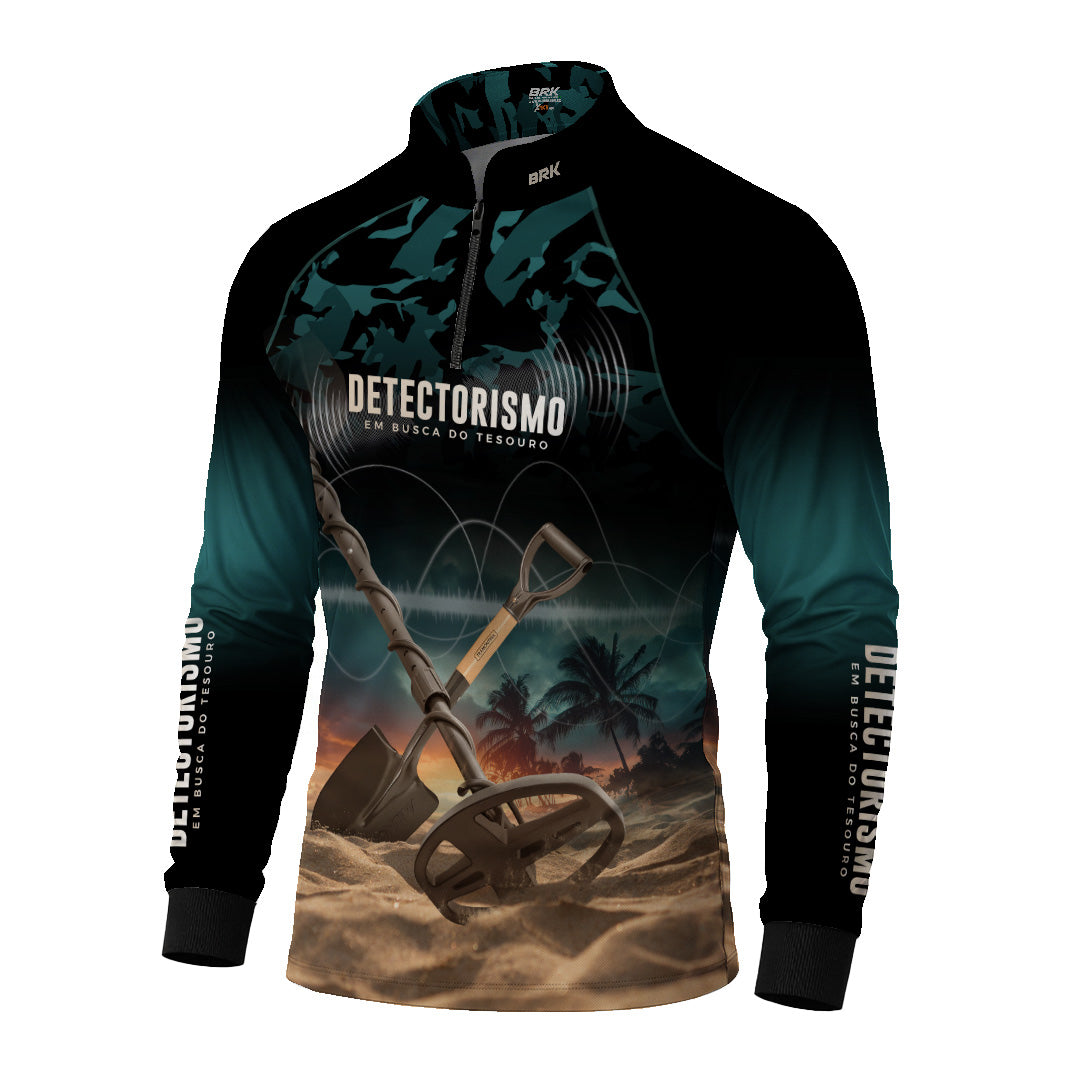 Camisa Brk Profissoes Detectorismo com Proteção Uv50+ - Tamanho: G2