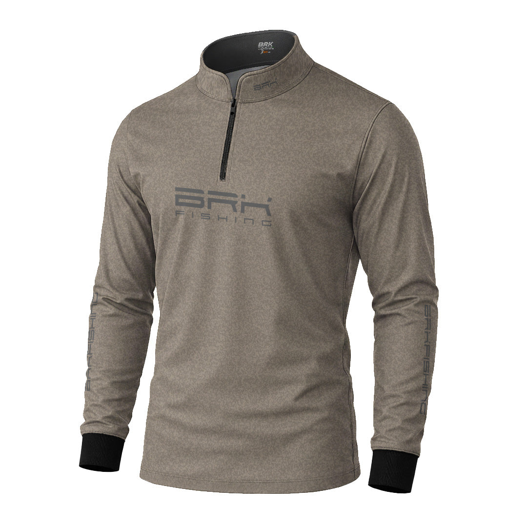 Camisa de Pesca Basica Bege com Proteção Uv50+ - Tamanho: PP