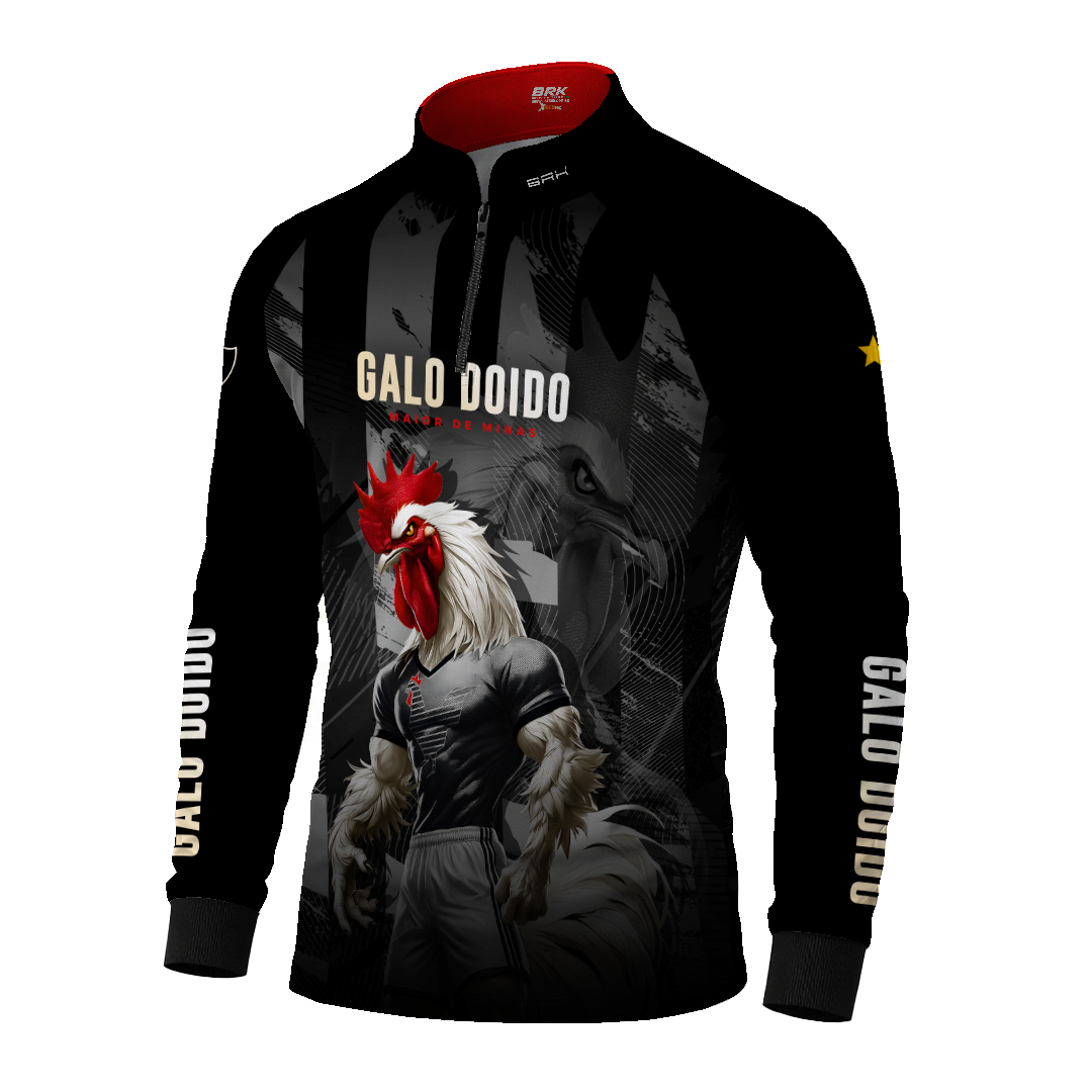 Camisa de Time Brk Galo Doido com Proteção Uv50+ - Tamanho: G