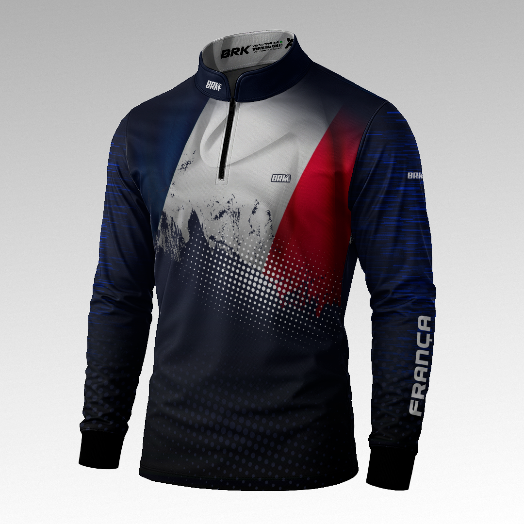 Camisa de Pesca Franca Brk com Proteção Uv50+ - Tamanho: G