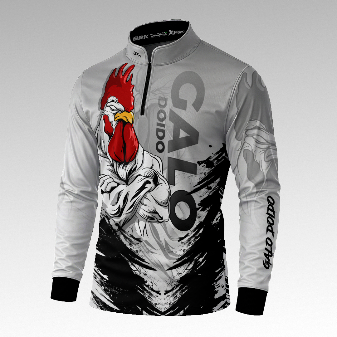 Camisa Brk Galo Doido com Proteção Uv50+ - Tamanho: M