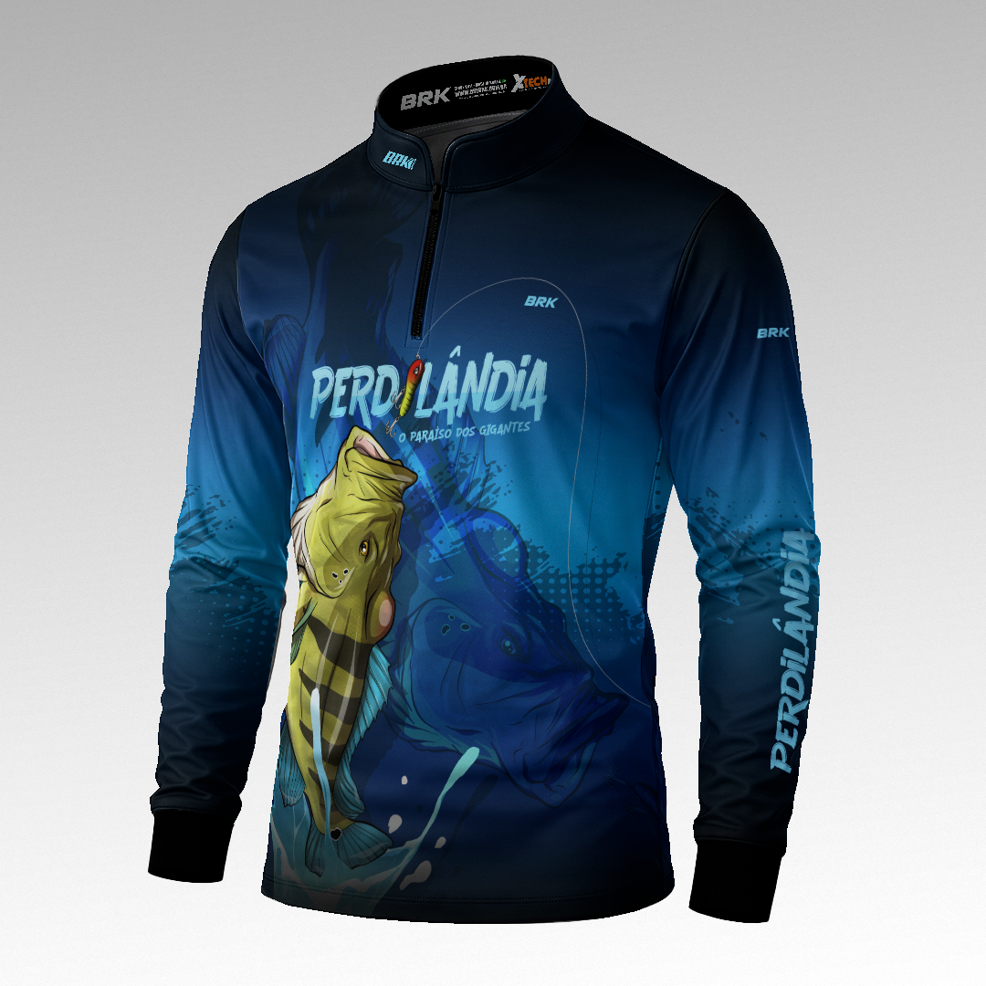 Camisa de Pesca Brk Tucunare Perdilandia com Proteção Uv50+ - Tamanho: M