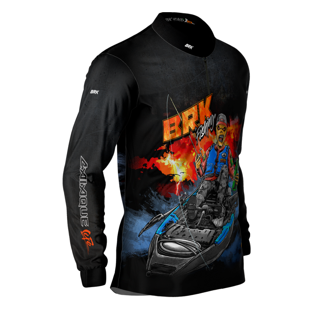 Camisa de Pesca Brk Caiaqueiro do Rock com Proteção Uv50+ - Tamanho: G