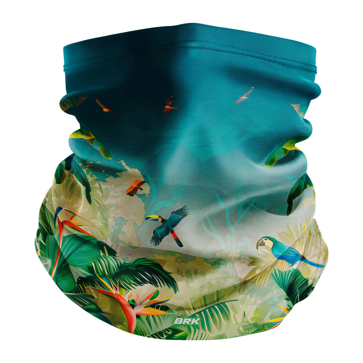 Lenco Estampado com Proteção Uv50+ Brk - Modelo:azul Onca - Tamanho: UNICO