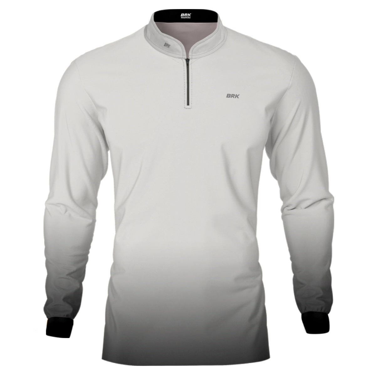 Camisa Brk Basic Cinza Claro com Proteção Solar UV50 Envio Imediato Brk Fishing