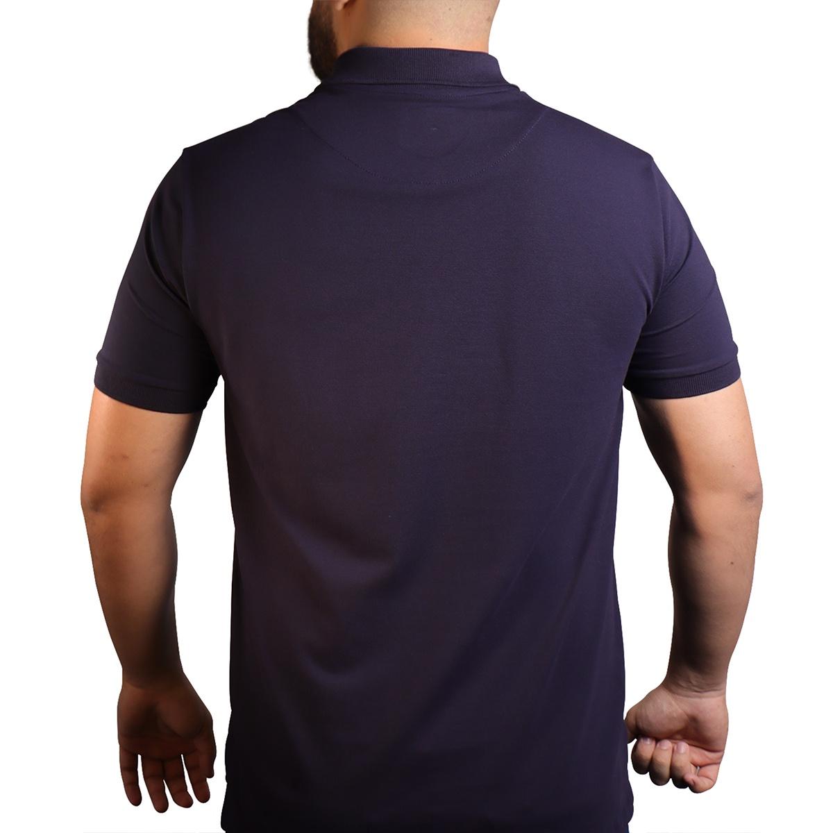 Camiseta Polo Piquet Pima Com Elastano Lisa Brk - Azul Marinho - Brk Fishing