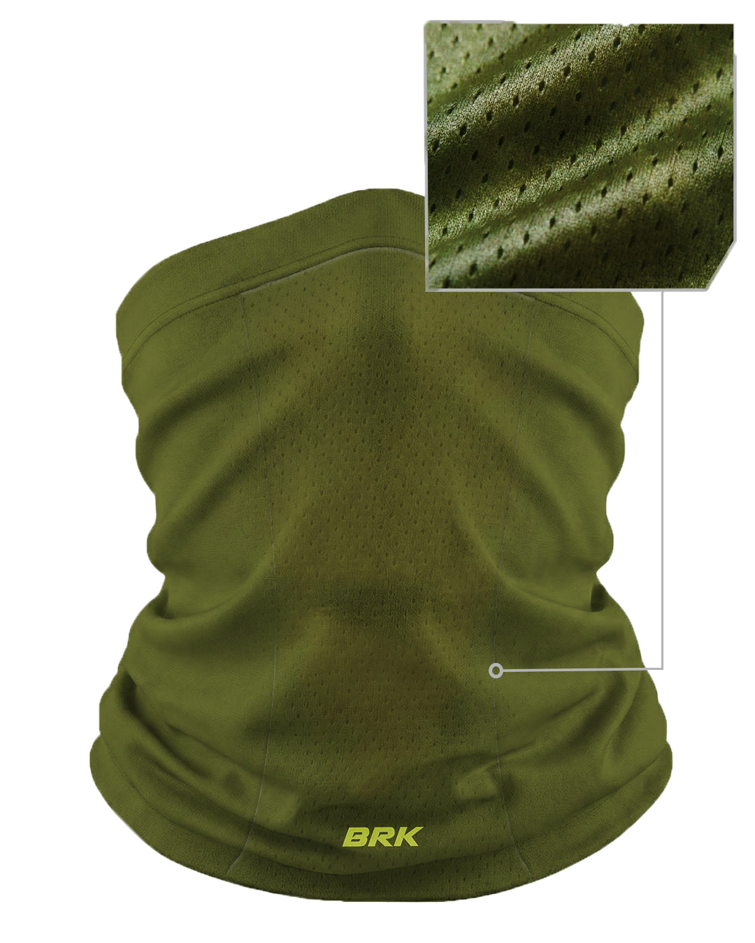 Bandana BlackMask Brk Verde Musgo Liso Proteção UV50+