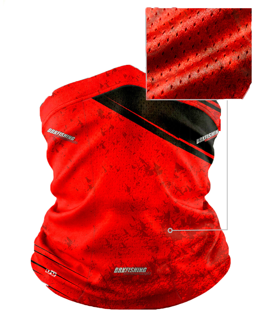 Bandana BlackMask Brk Vermelho com Proteção UV50+