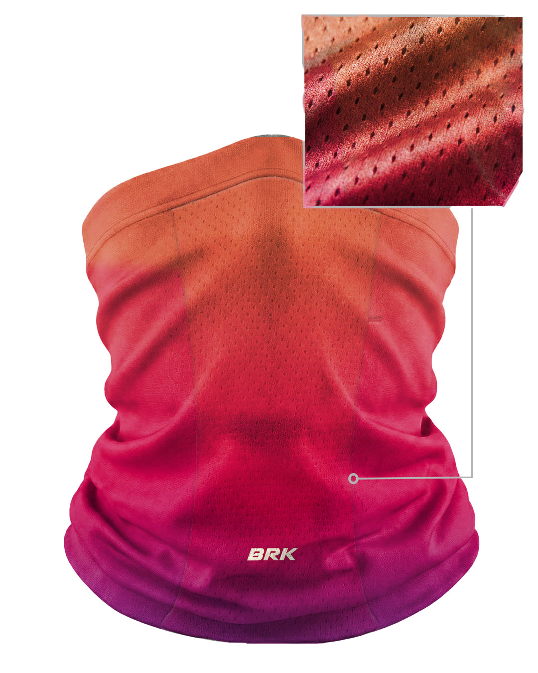 Bandana BlackMask Brk Degradê Rosa Vermelho e Roxo com Proteção UV50+