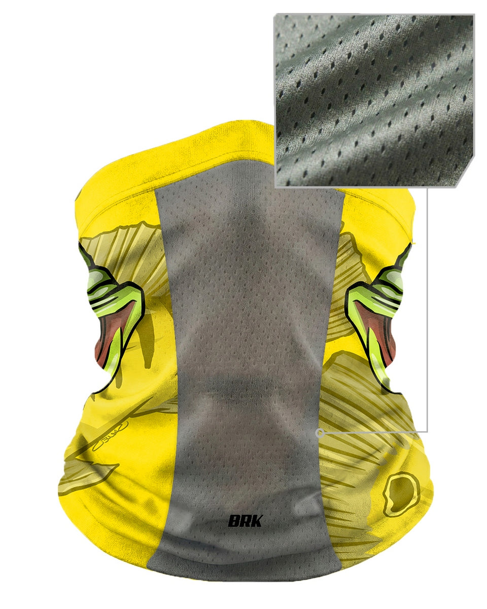 Bandana BlackMask Brk Amarelo Tucunaré com Proteção UV50+