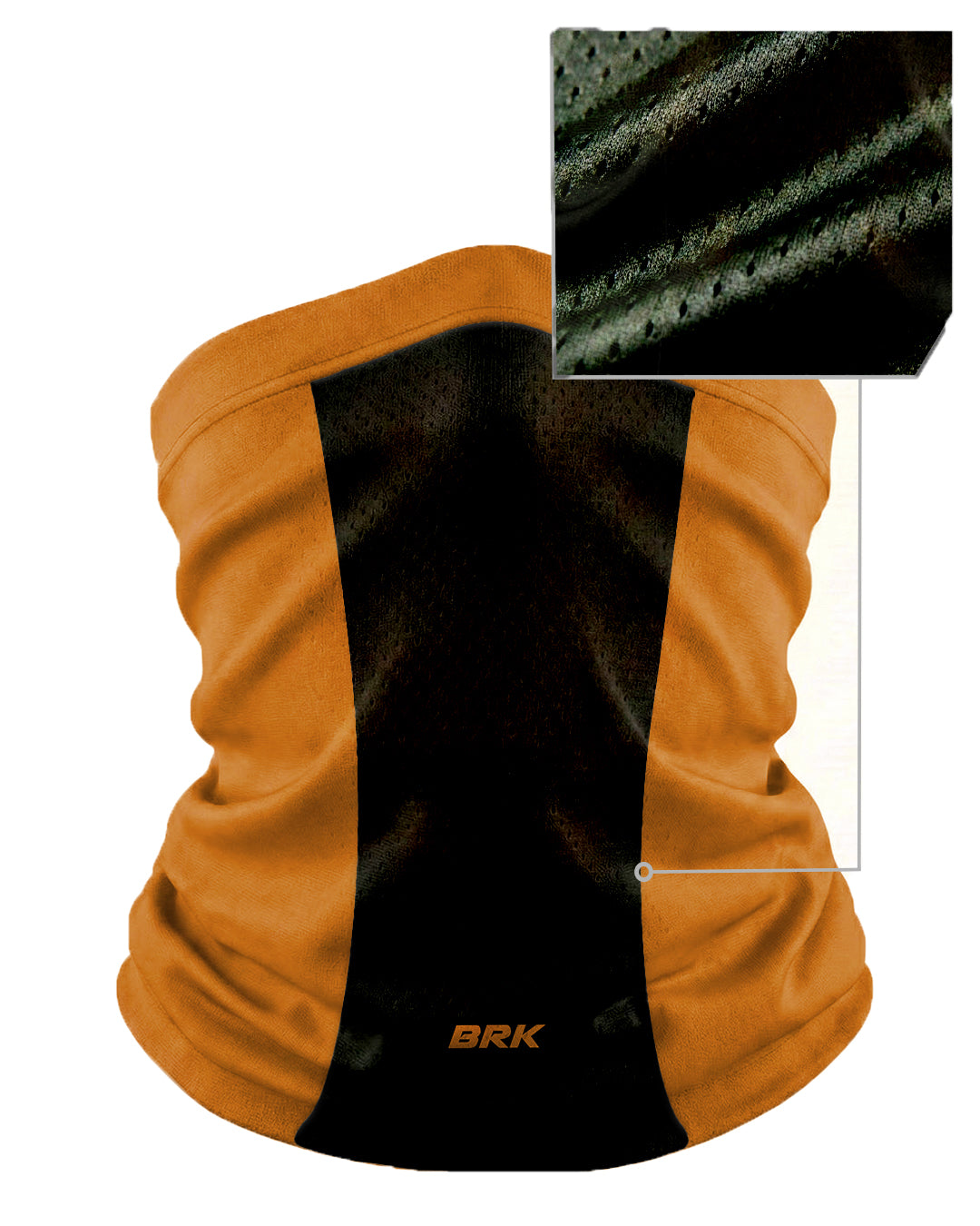 Bandana BlackMask Brk Laranja e Preto com Proteção UV50+