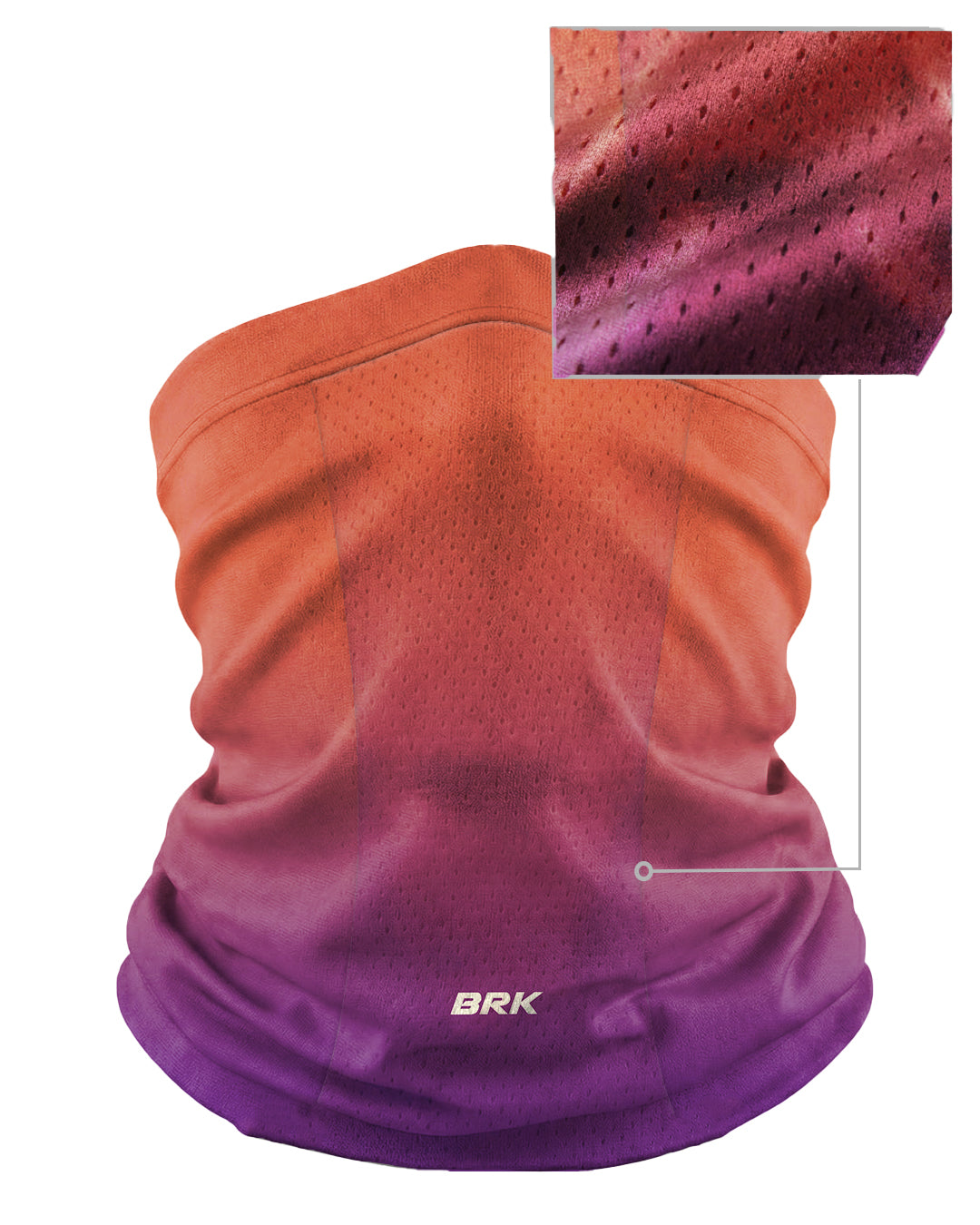 Bandana BlackMask Brk Degradê Roxo e Vermelho com Proteção UV50+