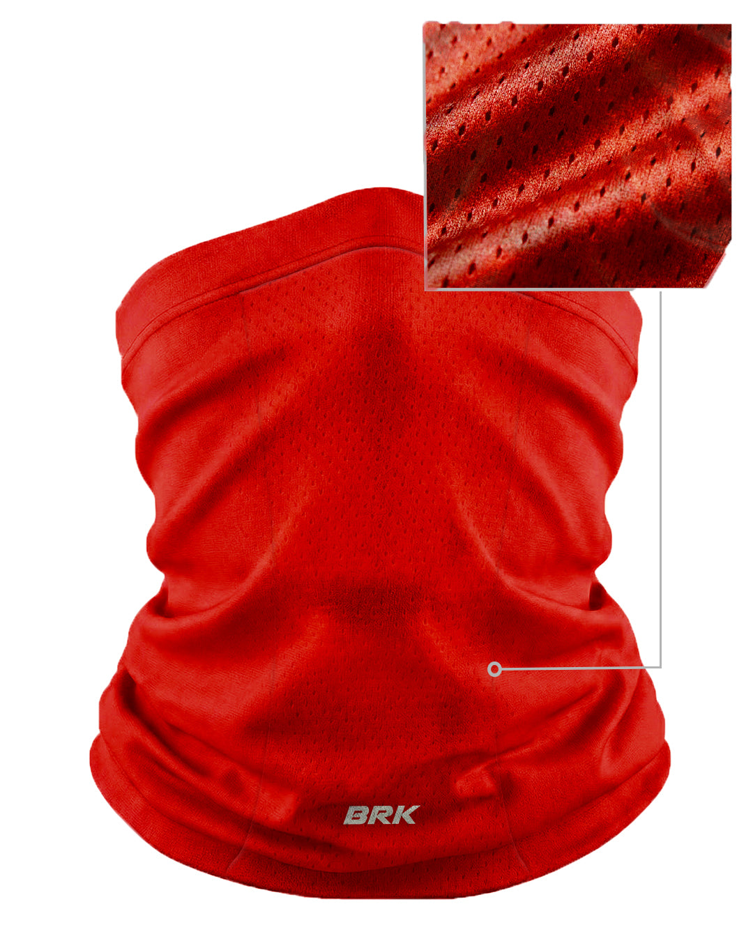 Bandana BlackMask Brk Vermelho Liso Proteção UV50+
