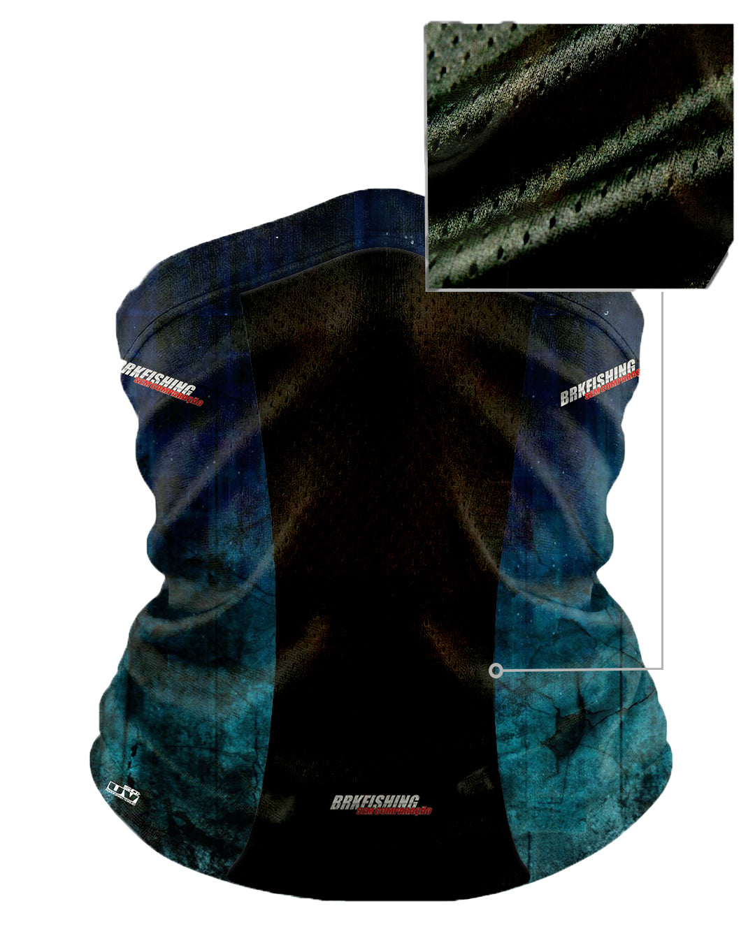 Bandana BlackMask Brk Azul e Preto com Proteção UV50+