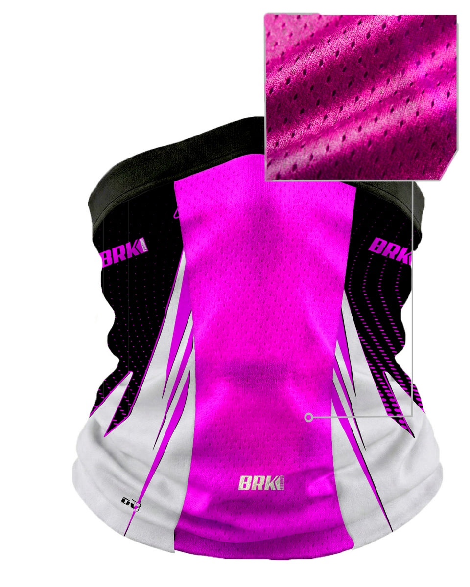 Bandana BlackMask Brk Roxo e Branco com Proteção UV50+