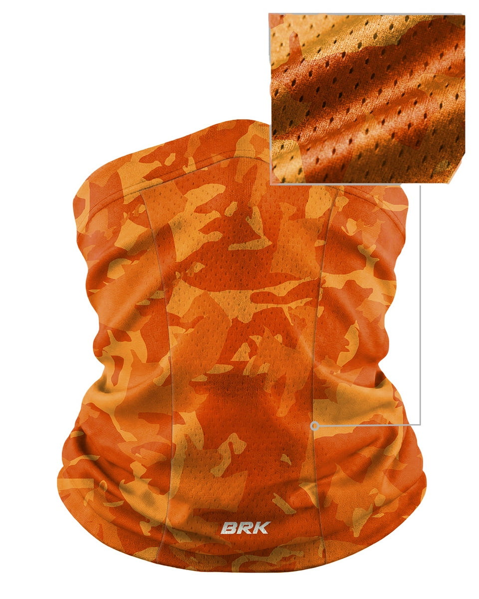 Bandana BlackMask Brk Laranja Camuflado com Proteção UV50+
