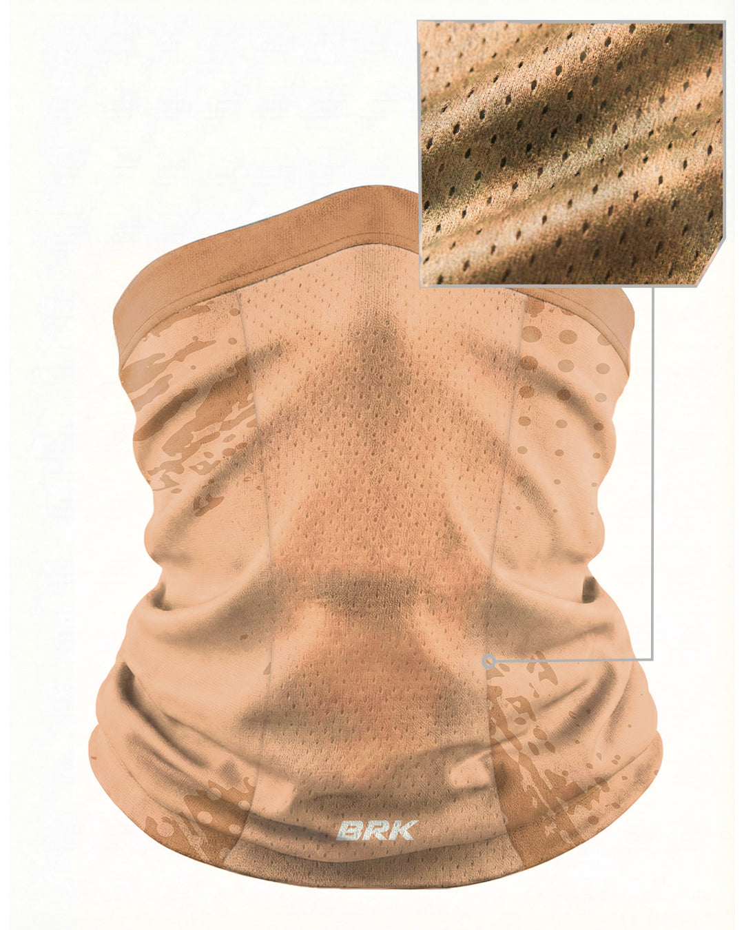 Bandana BlackMask Brk Marrom Rajado com Proteção UV50+