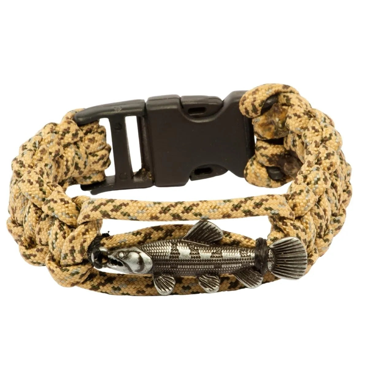 Pulseira Pescador Brk Paracord Traíra Grafite - Brk Fishing