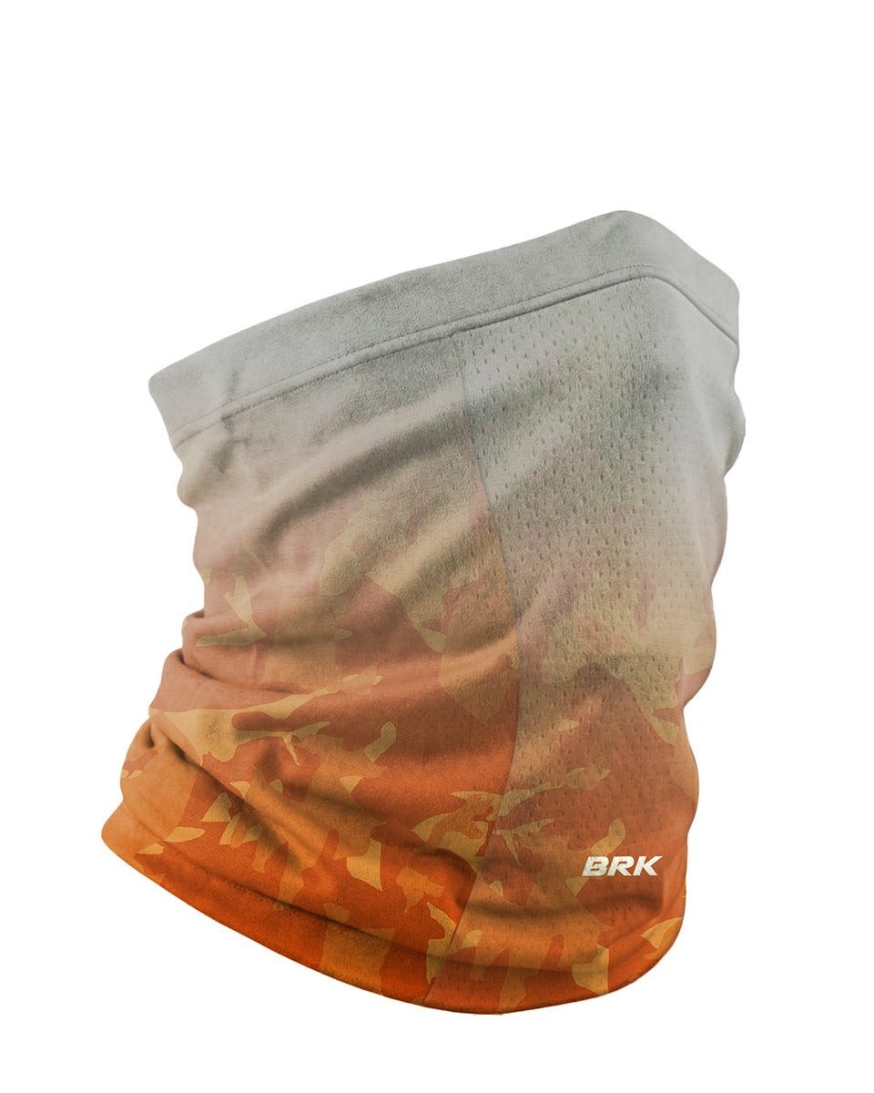 Bandana BlackMask Brk Laranja e Cinza Degradê com Proteção UV50+