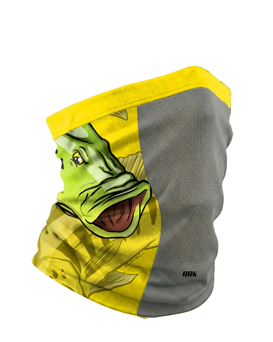 Bandana BlackMask Brk Amarelo Tucunaré com Proteção UV50+