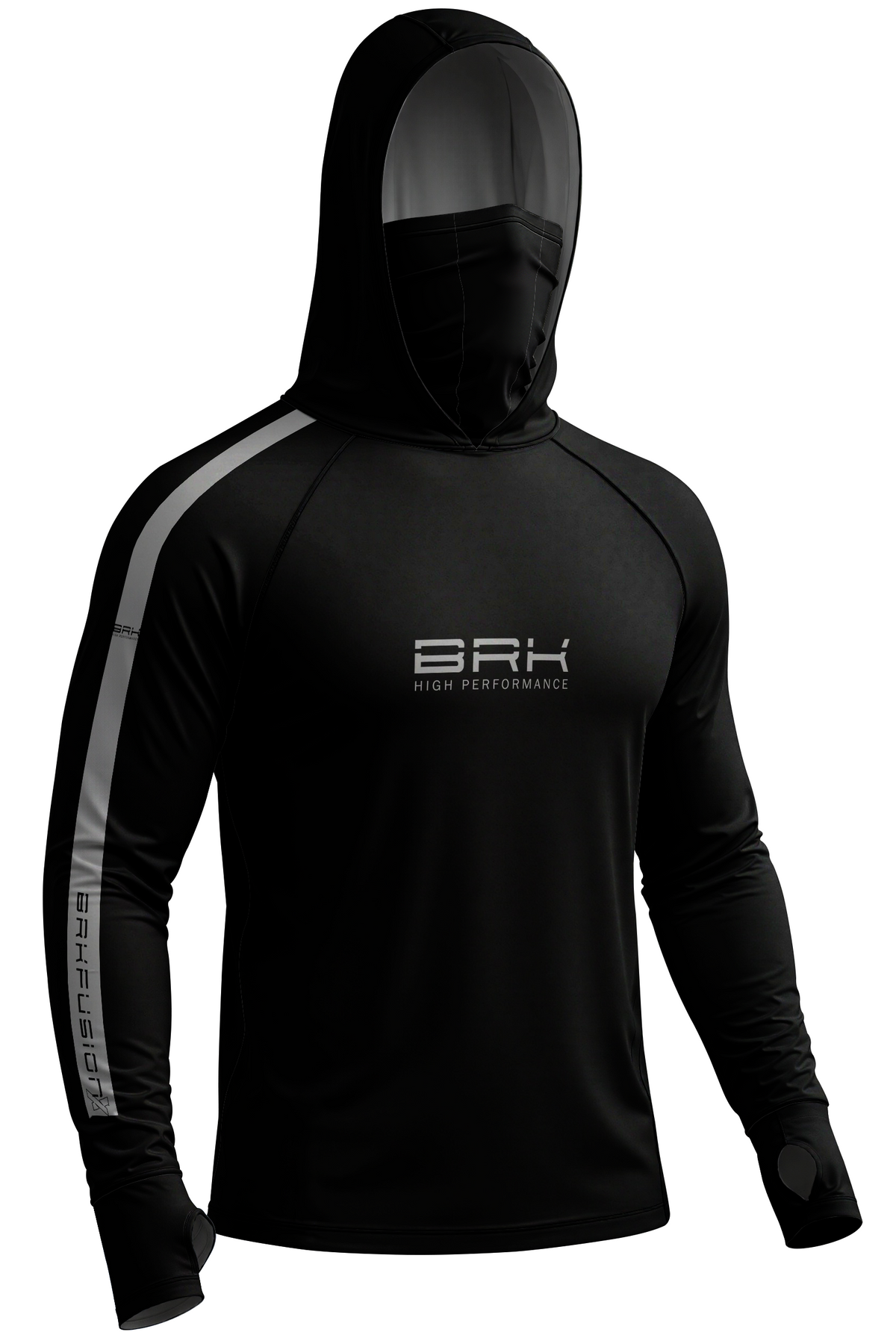 Camisa Fusionx Brk Black Shadow com Proteção Uv50+ - Tamanho: G