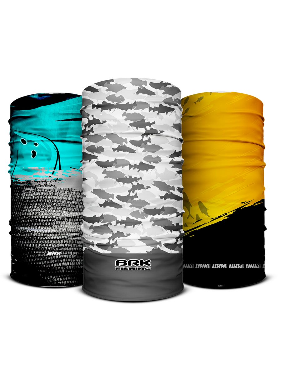 Bandana Tubeneck Brk UV50 Peixe Camuflado Coleção Peixes