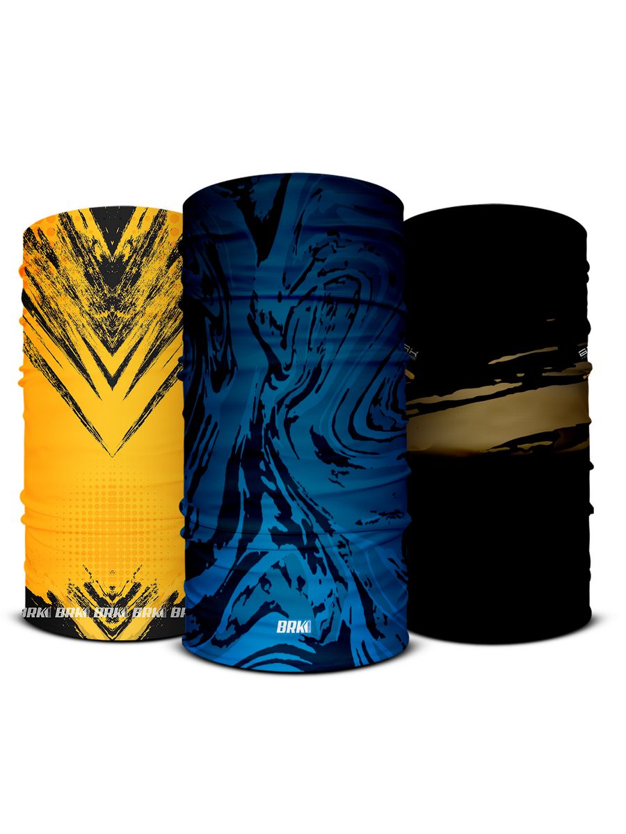 Bandana Tubeneck Black Blue BRK UV50 Coleção Grunge